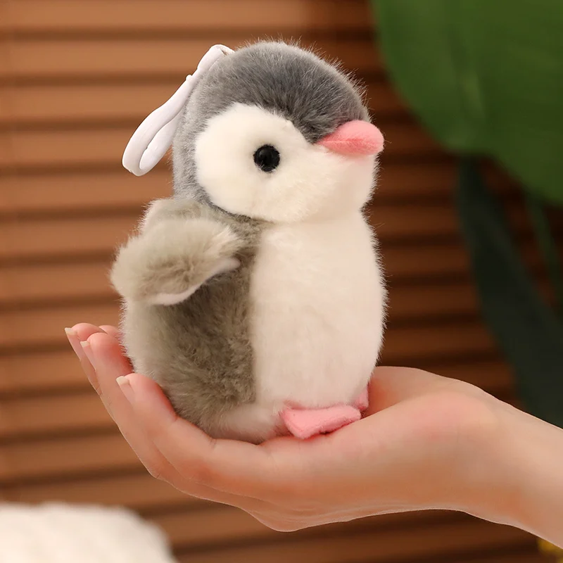Brinquedo de pelúcia pinguim fofo para crianças Peluches macios, bicho de pelúcia, pingente antártico, adorável, decoração do quarto, presente para bebê, menina