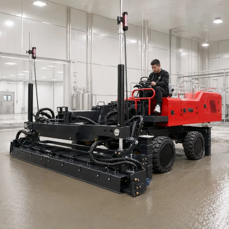Laser Screeding Machine Concrete Slab Equipment Smooth Tool Customized Durable for Port Warehouse Floor Work