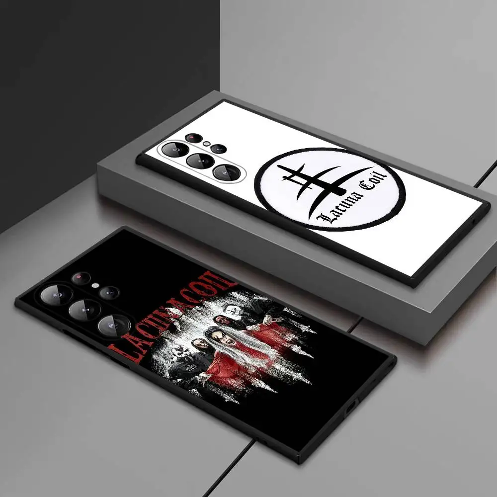 

L-Lacuna Coil Phone Case For Samsung Galaxy S25 Ultra S22 S23 S24 Ultra S21 S20 5G Protective Soft Silicone TPU Funda