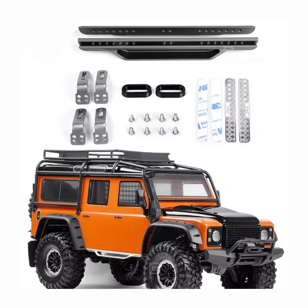 

Universal Metal Side Bumper Pedal For 1/10 RC Crawler Car Traxxas TRX4 Defender k5 Bronco Ranger TACTICAL UNIT #8219