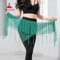 Belly Dance Belt for Women's Tassel Triangle Hip Scarf Adult Children's Competition Accessories Belts Girl Practice Waist Chain