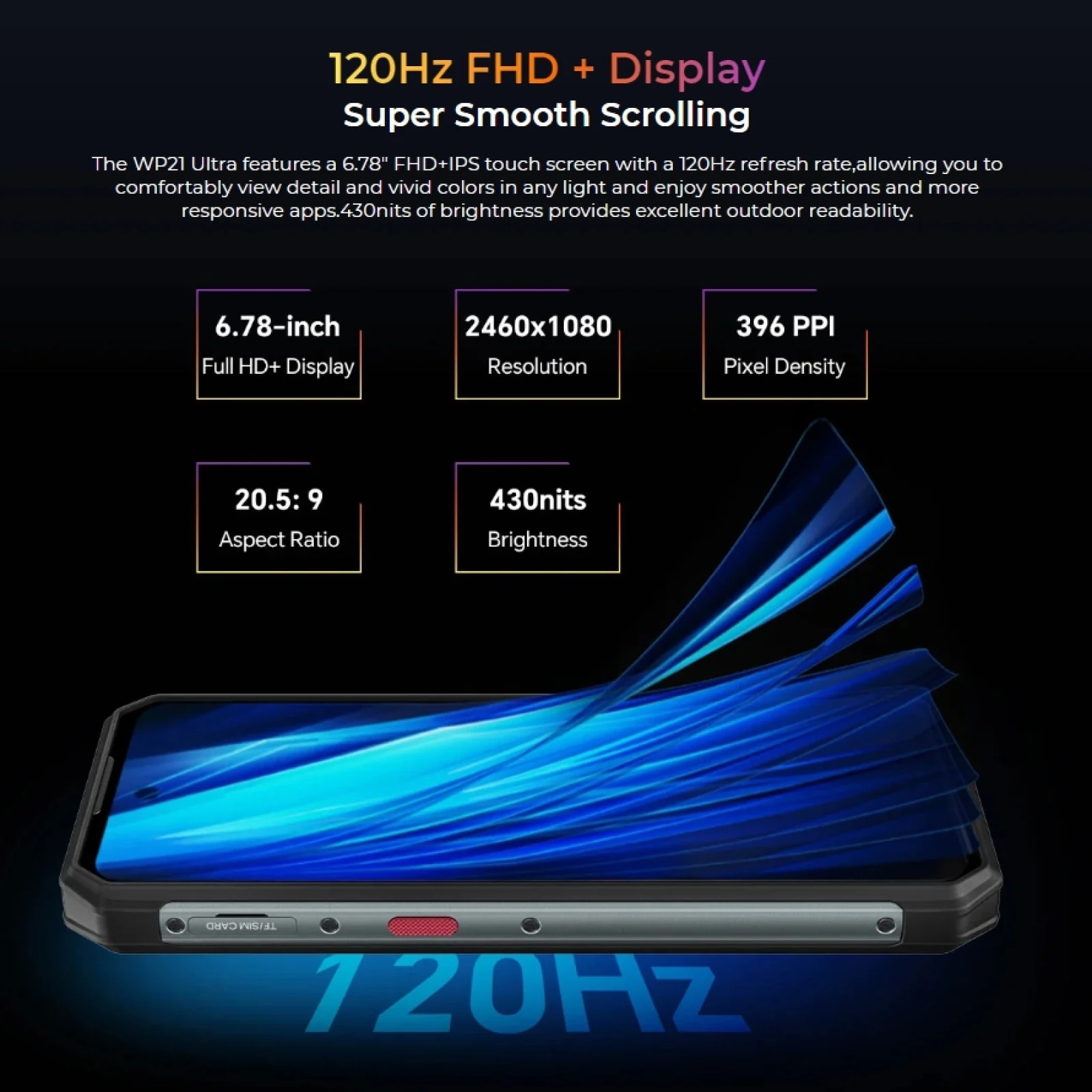 Imagem -04 - Smartphone Ultra Rugged 6.78 Fhd Mais Thermal Imaging 12gb 256gb Helio G99 9800mah 120hz 66w Câmera 64mp Celular