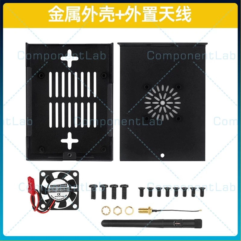 For Orange Pi 5 Pro Metal Case MAX Ultra Cooling Shell Heat Dissipation Protective Enclosure Housing