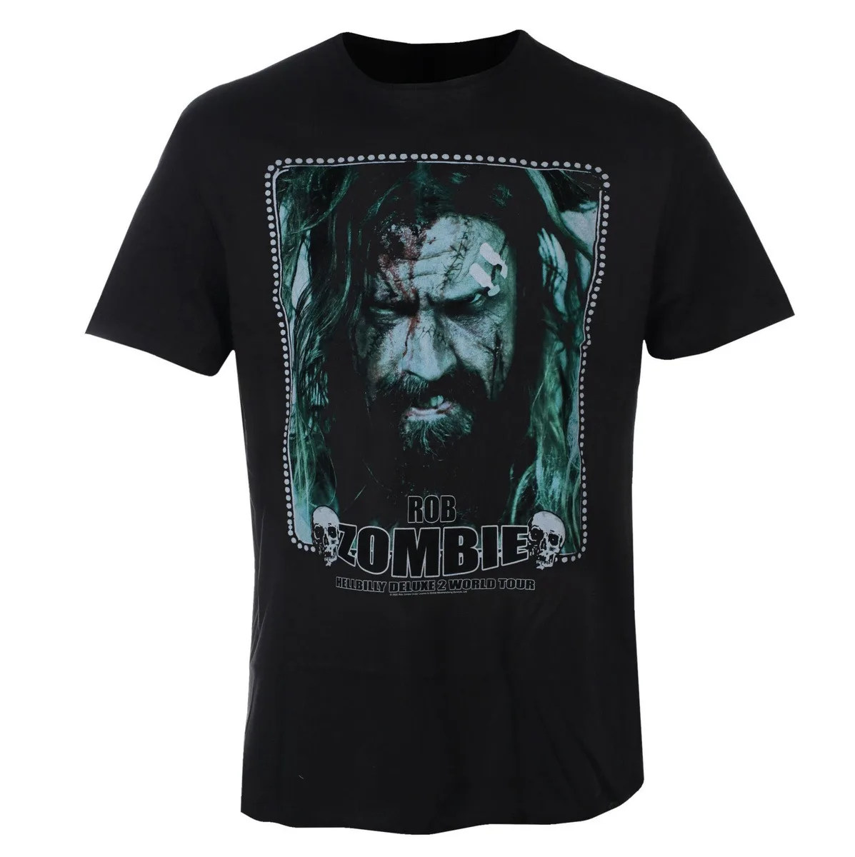 

Rob Zombie Hellbilly AMPLIFIED Peripheral, Pattern Printing Summer Luxury Brand Cotton Men's and Women's T-Shirts Short Sleeves