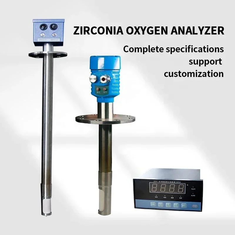 Zirconia Oxygen Analyzer Detects O2 Probe High-precision Transmitter Chimney Oxygen Gas Content Analyzer