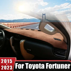 For Toyota Fortuner AN150 AN160 2015 2016 2017 2018 2019 2020 2021 2022 2023 Car Dashboard Avoid Light Cover Non-Slip Mat Case