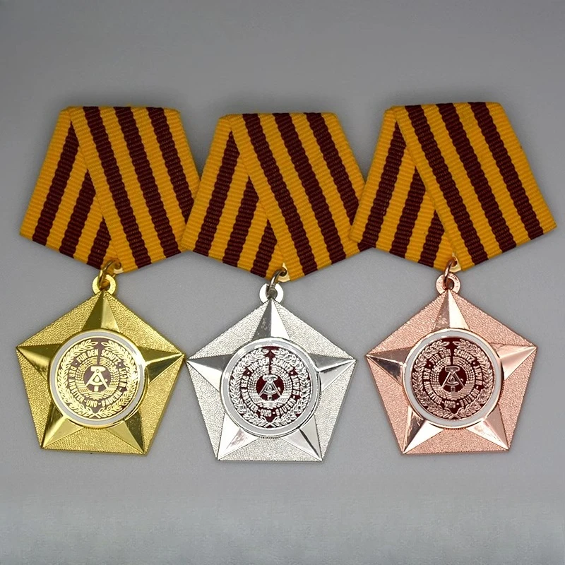 Eastern Front re-engraved 2024-12 Soviet East German Democratic Republic Combat Medal for Service to People and the Fatherland