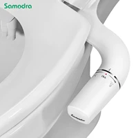 SAMODRA-PULVERIZADOR DE bidé de mano derecha e izquierda, boquilla Dual no eléctrica, bidé, asiento de inodoro, ducha higiénica, accesorios de baño