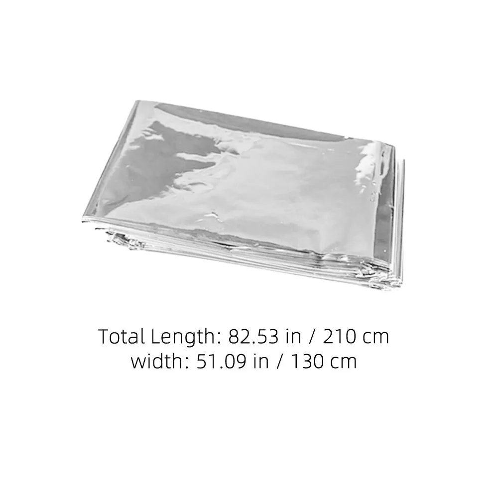 2Pcs Lightweight Reflective Plant Film High Reflectivity Silver Surface Greenhouse Accessories Outdoor Survival Heat Reflective