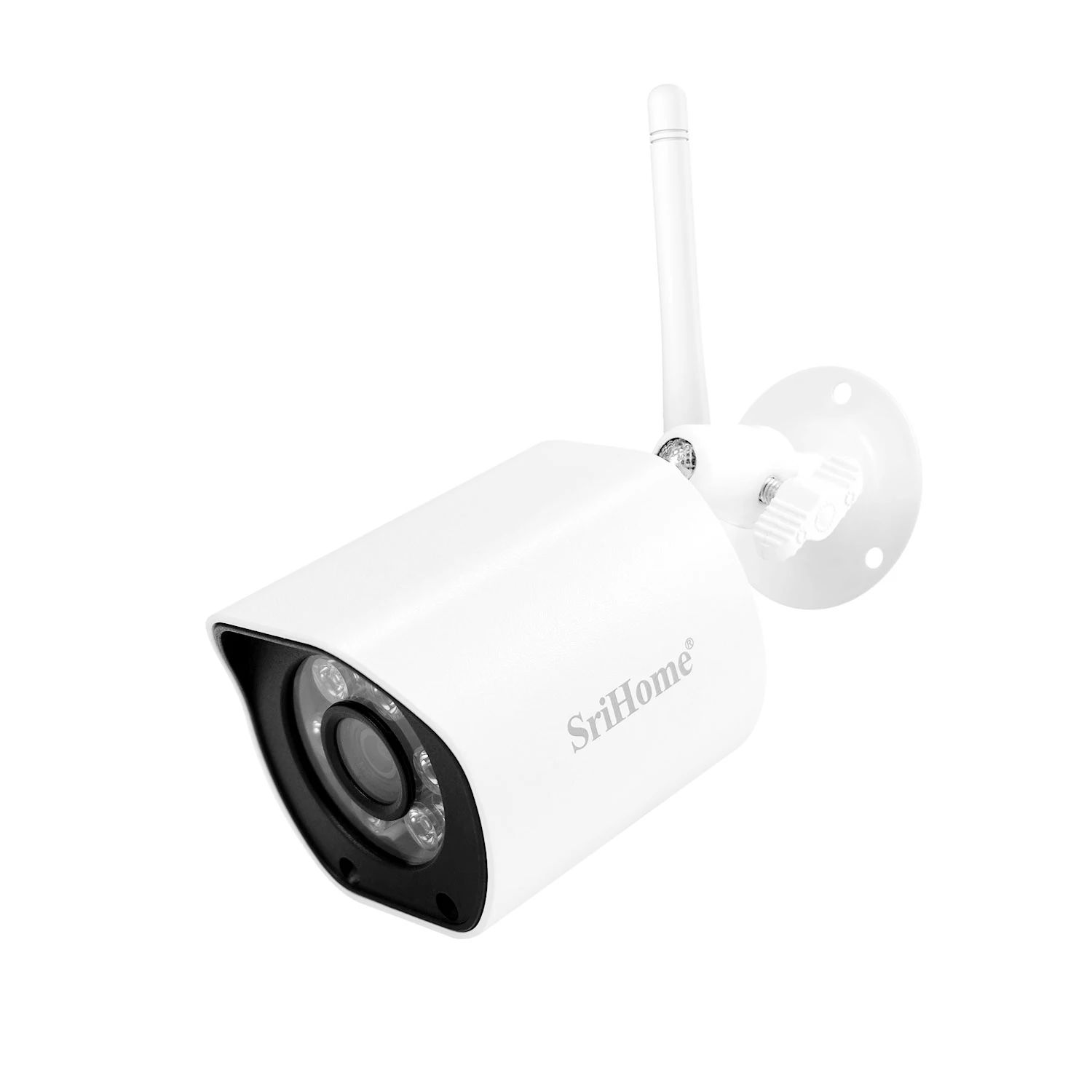 Srihome  SH034 5MP UHD 2.4G&5G Dual Band Outdoor Water-proof WIFI IP Bullet Camera WDR Color Night Vision AI Humanoid  Monitor