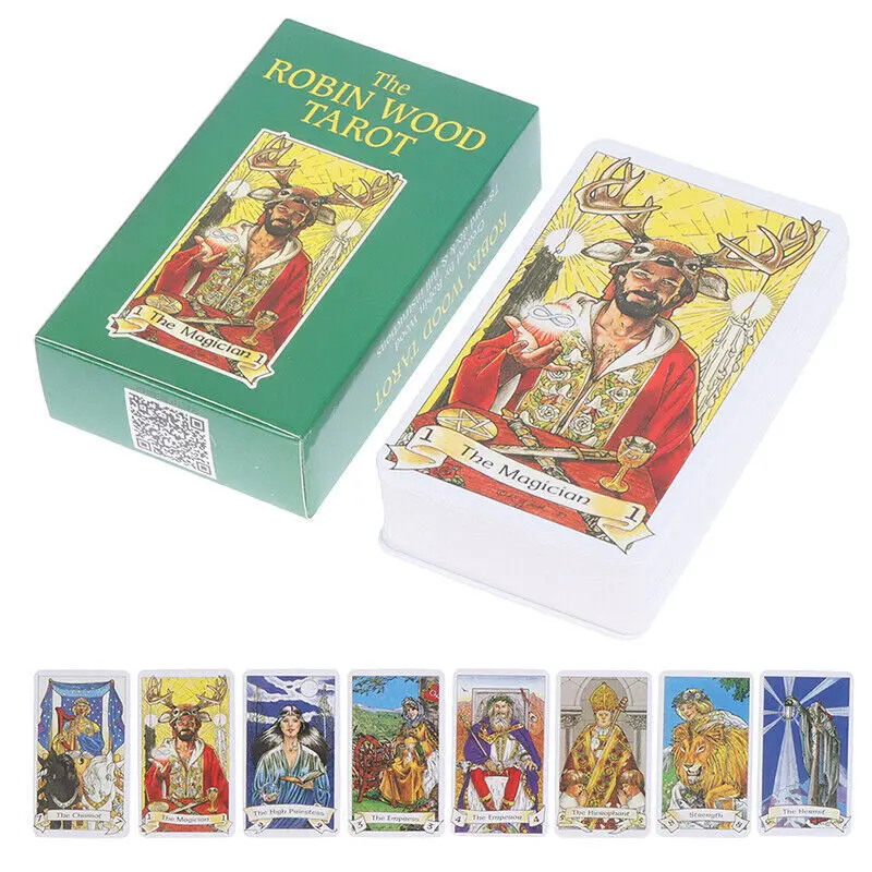 The Robin Wood Tarot Oracle Cards Party Prophecy Divination Board Game Cards