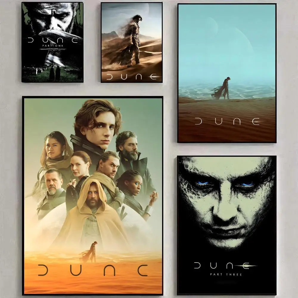 Classic Movie D-Dune Part One Poster Room Decoration, Home Wall Art Printing, Waterproof Bedroom Poster, Gift