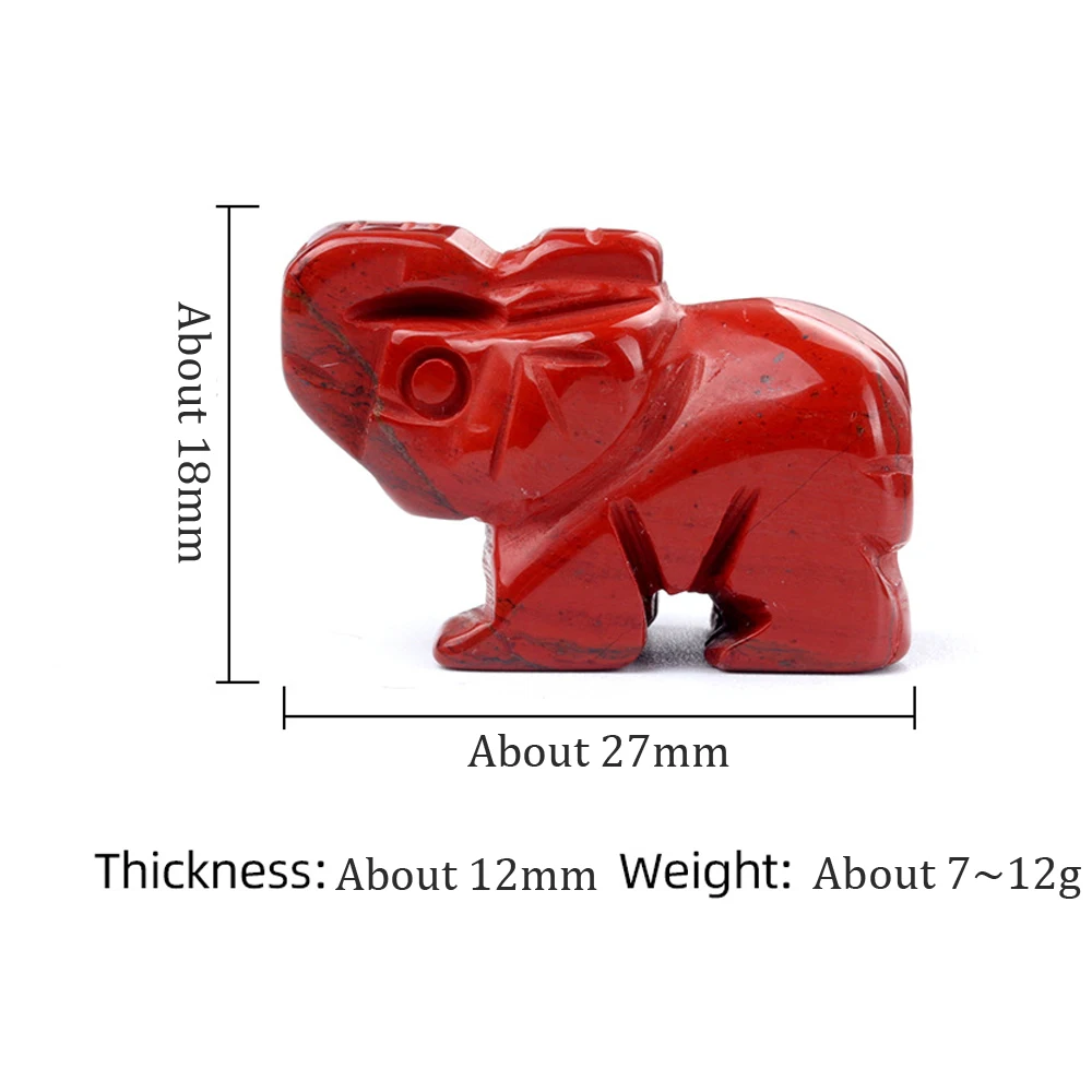 1in الفيل الصغير الطبيعي عين النمر جمشت أوبال شقرا منحوتة الحيوان الفيل الحرفية حلية مجوهرات اكسسوارات ديكور المنزل