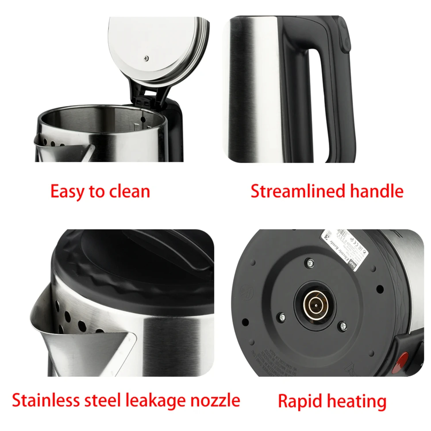 2L  Kettle Stainless Steel Kitchen Appliances Smart Kettle Whistle Kettle Samovar Tea Coffee Thermo Pot Gift