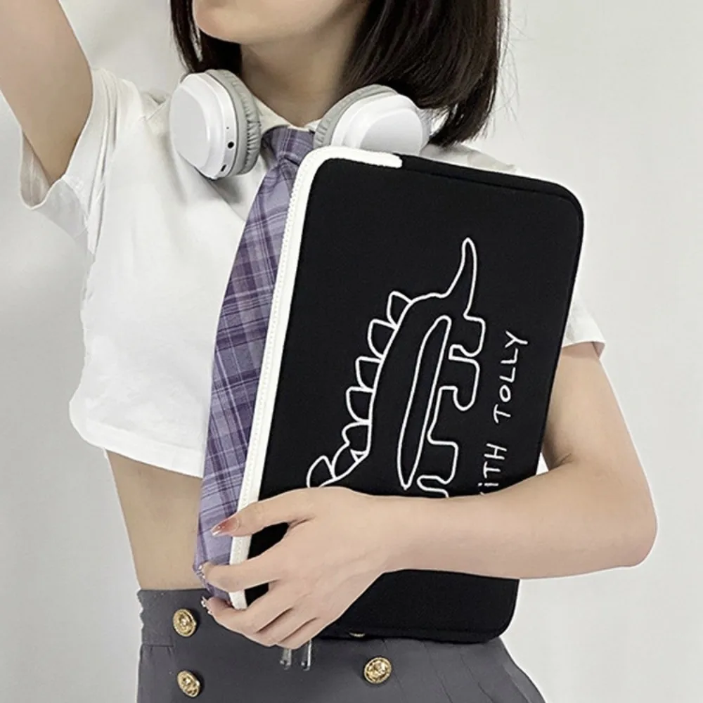 Tablet Pouch 15.6 Inch Cartoon Laptop Bag Bear Cat Tablet Sleeve Bag Cute Dog Girl Computer Bag File Package