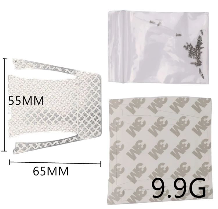 1/18 Hood Metal Skid Plate Hood Center Decoration Sheet for TRX-4M Defender D90 D110 TRX4M RC Car Upgrade Parts - Image 3
