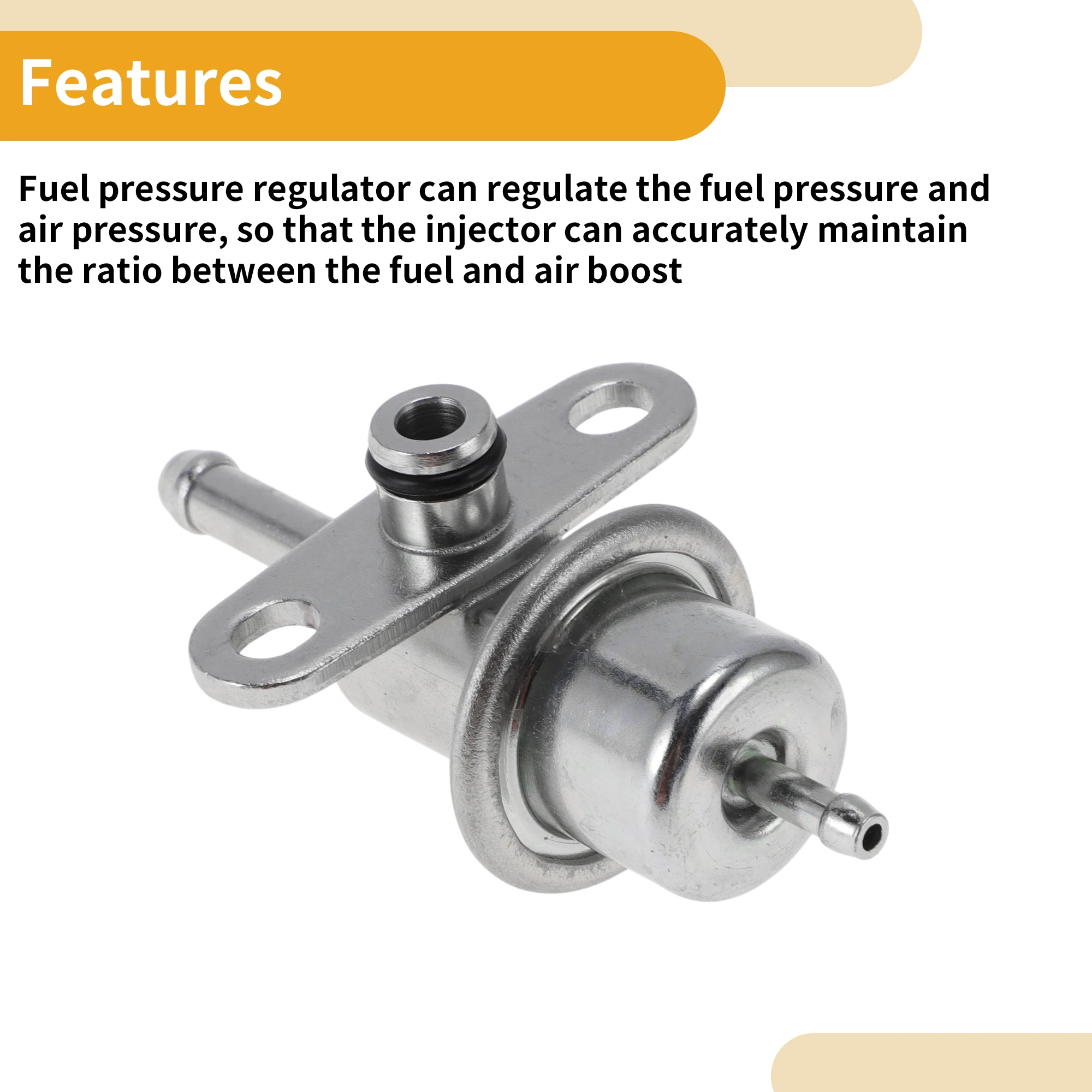 UXCELL Fuel Pressure Regulator Fuel Pump Regulator for Suzuki Grand Vitara 2.5L 2500CC V6 GAS DOHC Naturally Aspirated 99-05