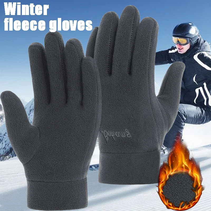 Winter Fleece Dicken Handschuhe für Männer Frauen Im Freien Schnee Reiten Ski Handschuh Warm und Kalt-proof Schützende Touchscreen Handschuhe