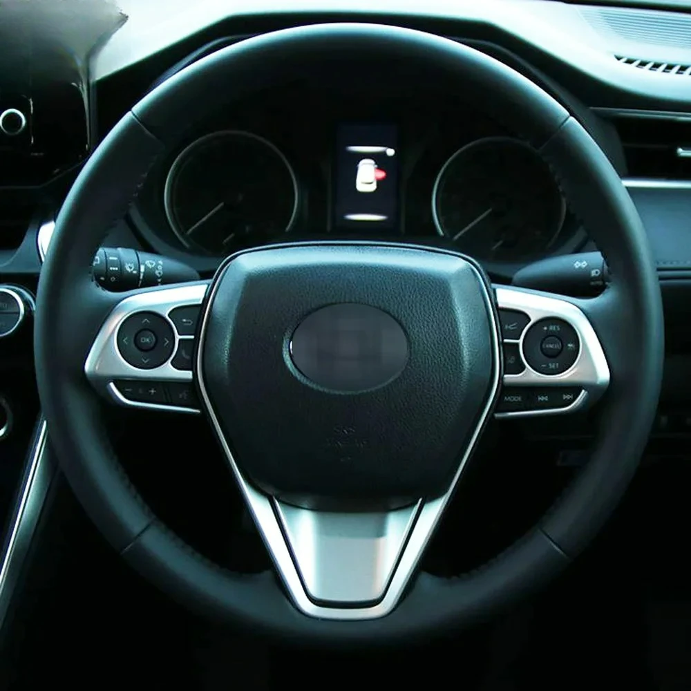 

For Toyota Harrier Venza XU80 2020 2021 2022 2023 2024 Car Steering Wheel Button Cover Accessories