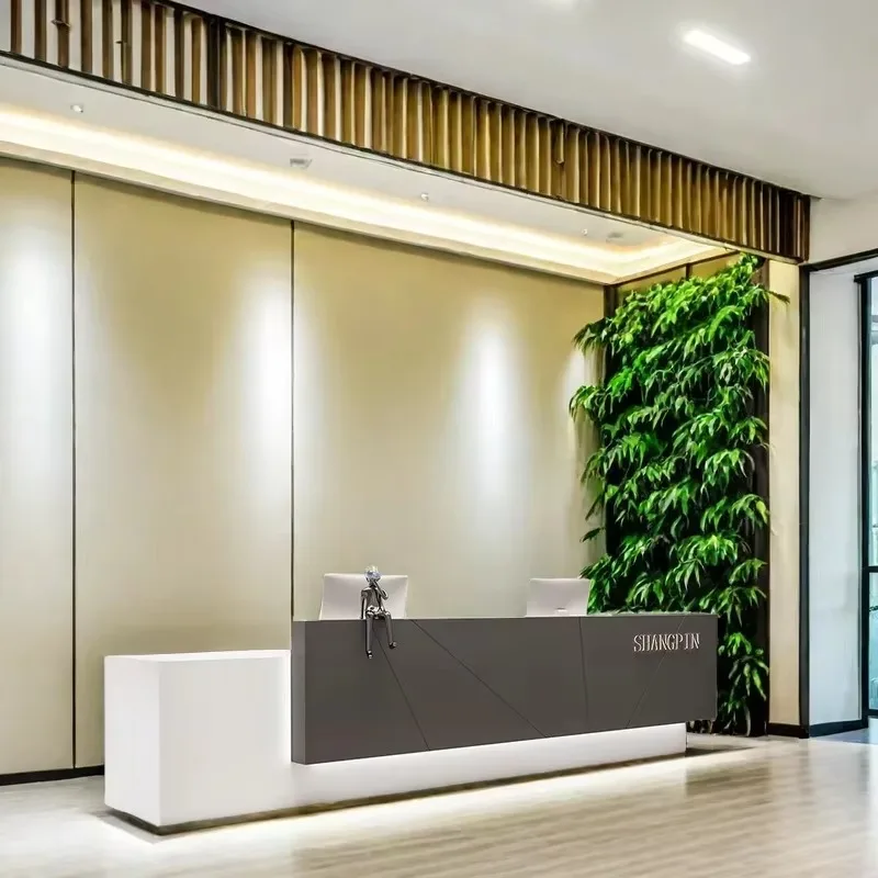 

Advanced Desk Supermarket Counter Table Reception Salon Furniture Luxury Elegant Office Home Restaurant Front Reseption Checkout