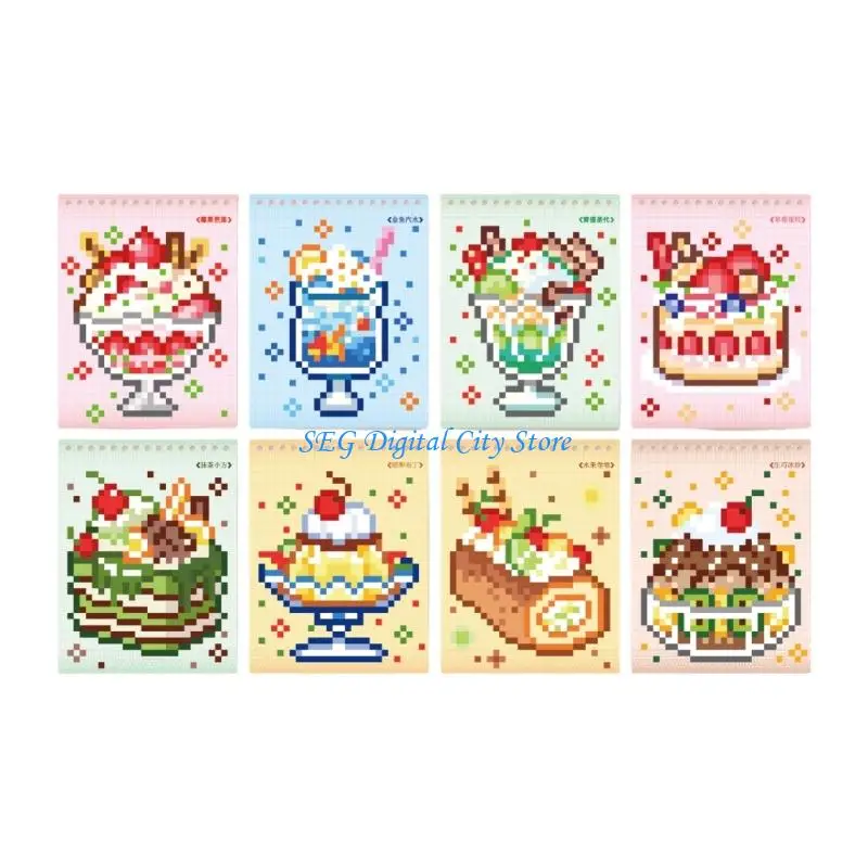 

U75B Twin Coil Binding Sticker Book for Children Adult Stress Relief Scrapbooking
