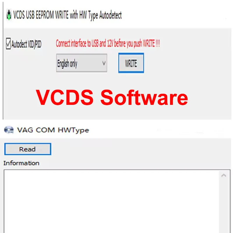 VCDs 25.3.1 OBD2 Scanner Car Maintenance Tools VAG-COM VCDS HEX V2 Multilingual Interface Garage Software with Unlimited VINs