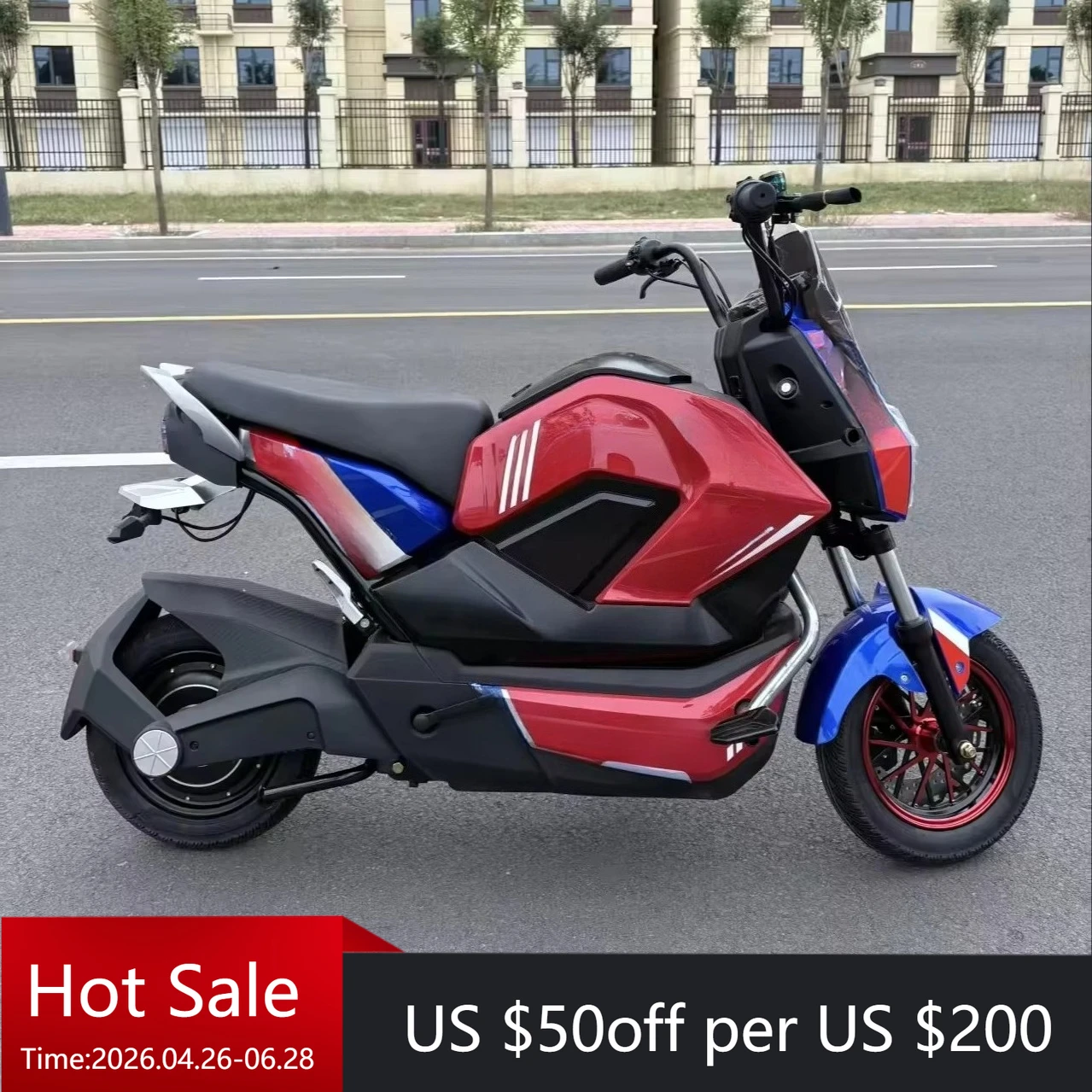 

Motorcycle with Battery 72V Adult Motorcycle Electric Motorcycle for Men and Women