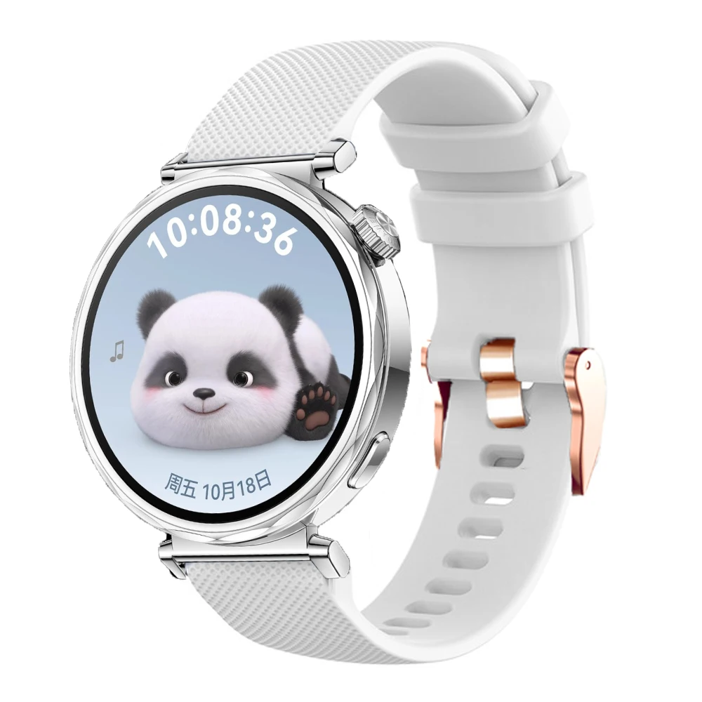 Для Huawei GT5 41 мм пряжка из розового золота, силиконовые ремешки 18 мм для Huawei Watch G T5 Pro 42 мм GT4 41 мм, браслет, ремешки для часов