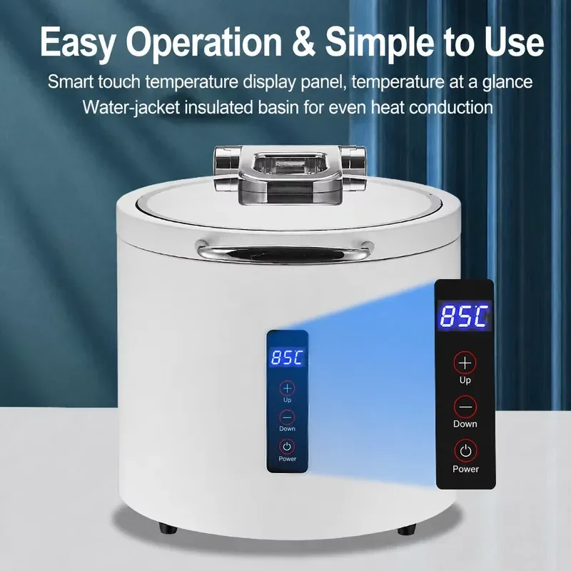 11L Commercial Electric Soup Warmer 304 Stainless Steel Digital Control Thermal Insulation Pot for Hotel Buffet Catering