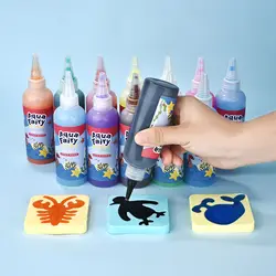 DIY Craft Painting Stickers Montessori Education Origami Magic Water Elves Kit Set Toys Handmade Children Gift Kids Craft Xmas