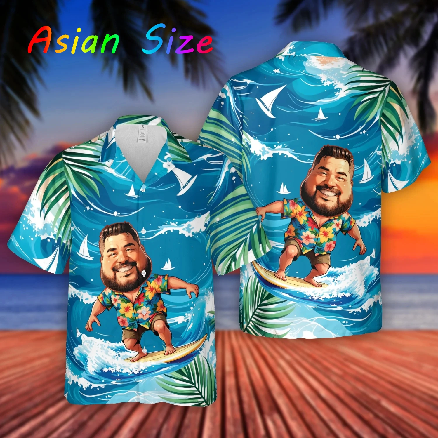 

Гавайские рубашки на заказ для женщин, забавные персонализированные Гавайские подарки, блузки для пар подруг, унисекс, пляжная женская одежда «сделай сам»