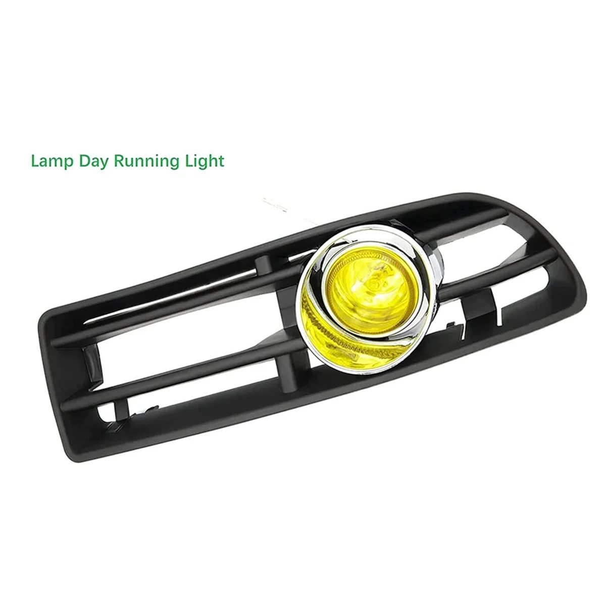 

Yellow Light Front Fog Lights Assembly Fog Lamp Grille with Switch Harness for VW Bora Jetta MK4 1998-2004 jasmine