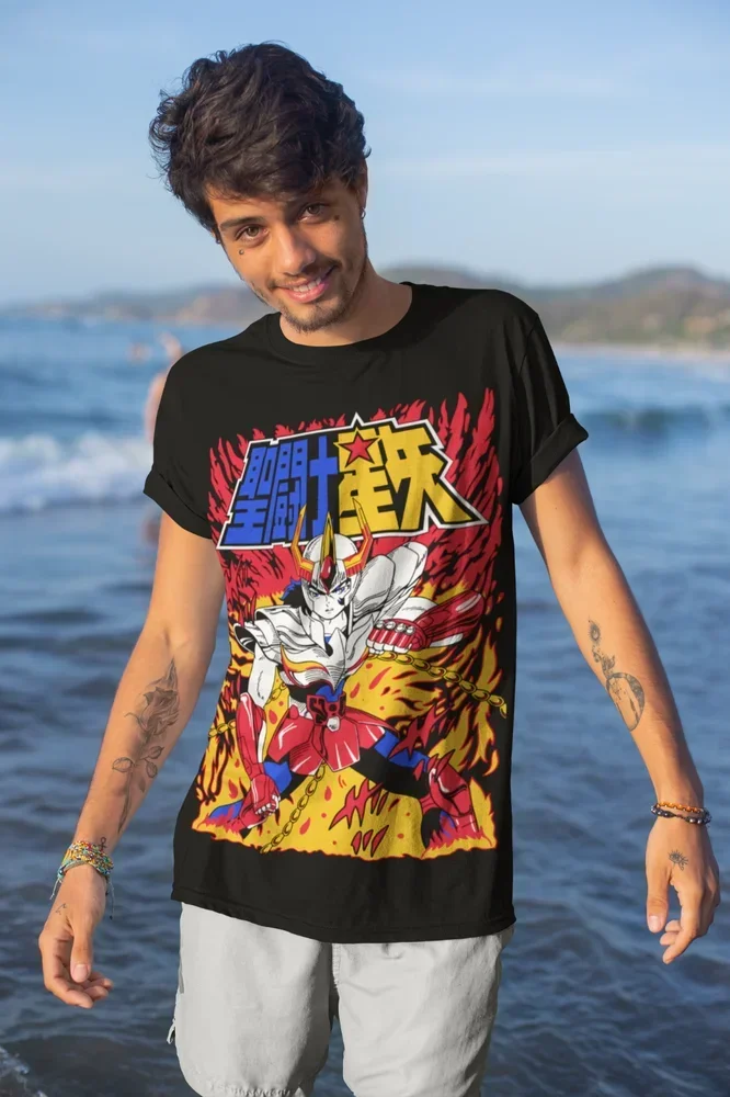 Ikki Saint Seiya Knights of the Zodiac Anime Unisex Tshirt T-Shirt Soft Tee