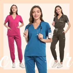 Scrub uniforme medica per sala operatoria all'ingrosso Scrub da lavoro ospedaliero Set Forniture mediche Infermiera Tuta per chirurgia dentale Abbigliamento da lavoro