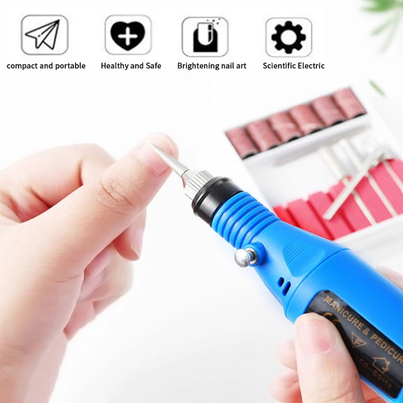 المهنية وظيفة قوية مسمار آلة الحفر مجموعة الكهربائية مسمار ساندر هلام أداة إزالة طلاء الأظافر الحفر مانيكير مسمار التبعي #3