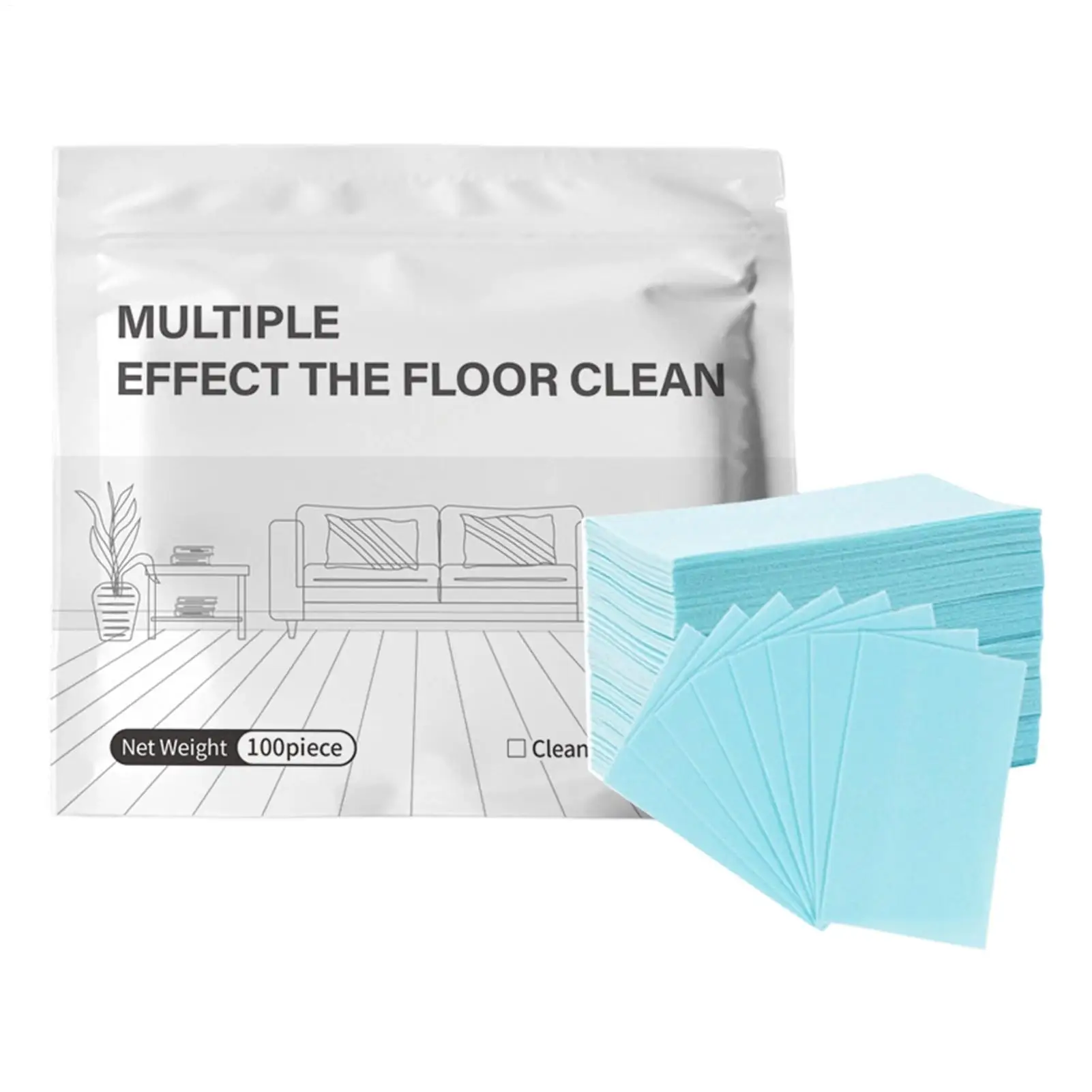 100pcs Floor Cleaning Tablets Cleaner For Hardwood Laminate Tile & RV Walls Deodorization Shower Floor For Slippery Floor