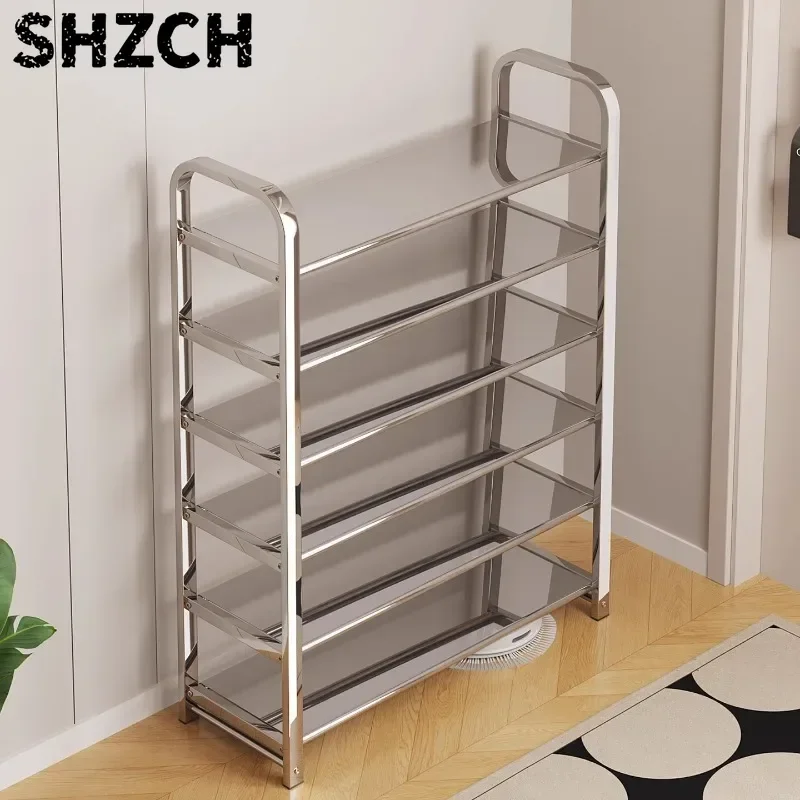 Thickened Stainless Steel Shoe Rack, Family Corridor, Student Dormitory, Rental Room, Shoe Cabinet