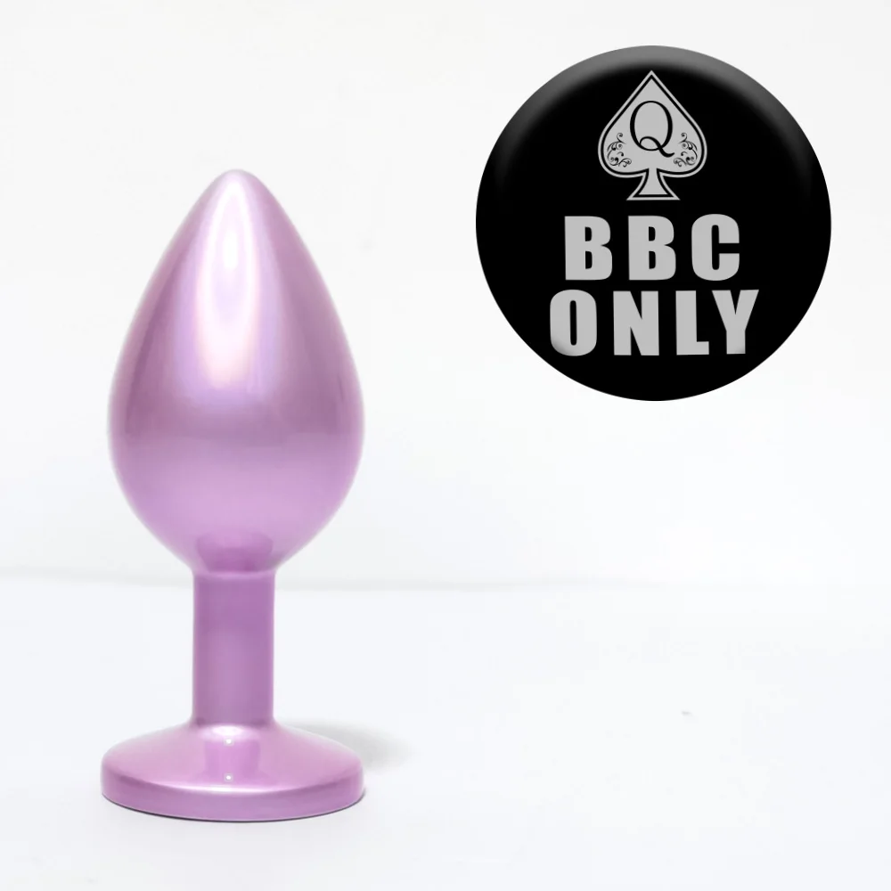 Pink Stainless Steel Anal Plug BBC ONLY Queen Stimulator Anus Dilator Big Ass Butt Plug Prostate Massager Anal Expander Sex Toy