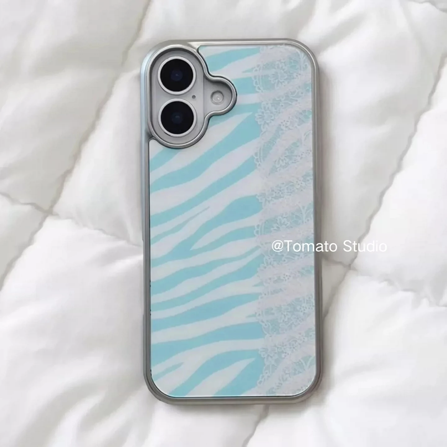 Zebra Stripe WhitePhone Case For iPhone 18 ULTRA 17 16 15 14 13 12 11 Pro Max Plus 17air Drop Glue Cover view 3