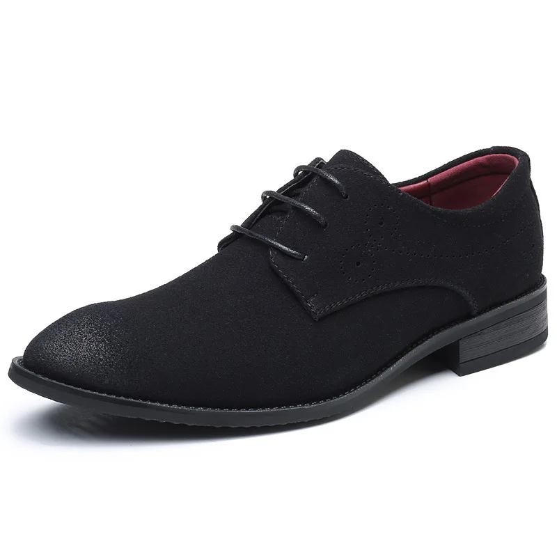 

Big Size Lace Designer Loafers Men Fashion British Style Business Dress Shoes Male Spring Autumn Black Casual Leather Shoe Man