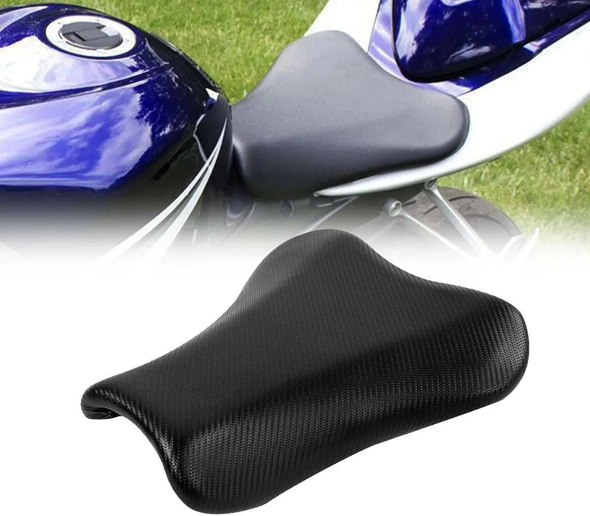 

Black Front Driver Seat Pillion Cushion Fit For Suzuki GSX-R GSXR 1000 2005-2006