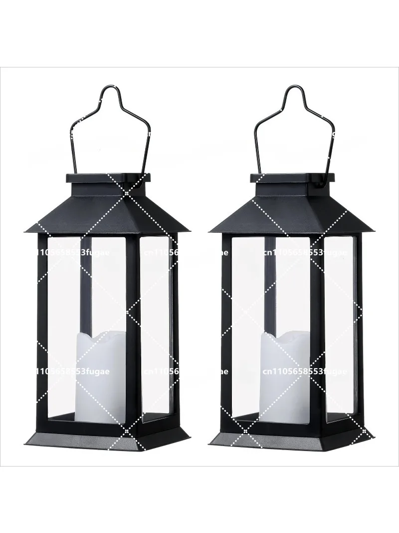

Neoglint Solar Lantern Lights with LEDs Flameless Candle Outdoor Garden Hanging Lanterns Decorative for Table Backyard Party