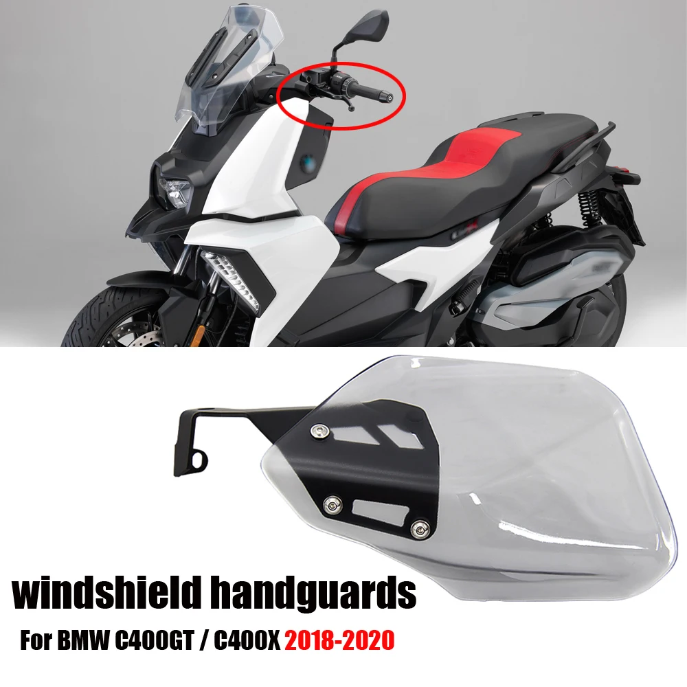 

For BMW C400X C400GT 2018 2019 2020 Motorcycle Accessories Windshield Handguard Hand Shield Protector C 400 X C 400 GT c400 x gt