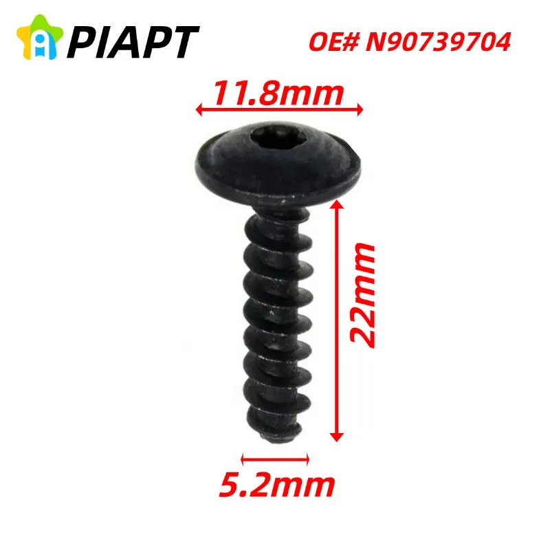 10PCS OE#N90739704   Charge Air Cooler Tapping Screw M5.2-2.25 X 22mm Oil Line