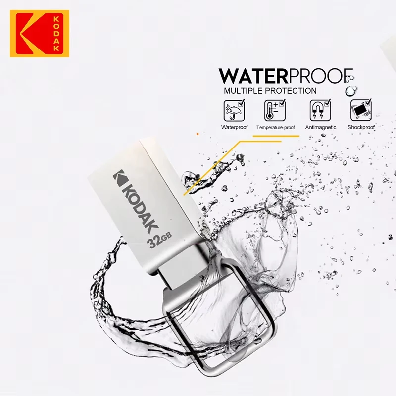 KODAK K112 Mini USB Flash Drive USB2.0 Pen Memory Drive 32GB 64GB128GB U Disk USB2.0 Portable Memory for Car PC