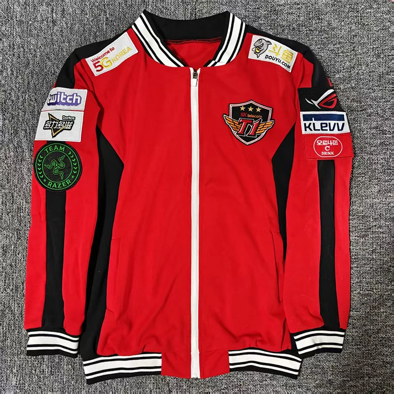 Game LOL World Champion S7 Team SKT T1 Players Uniform Baseball