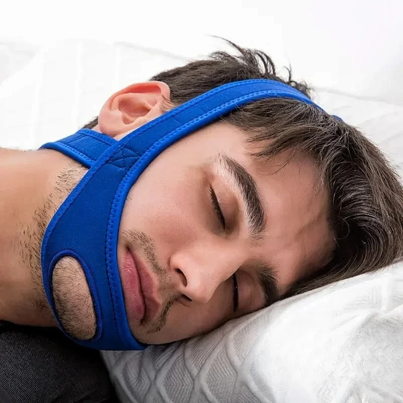 

Anti Snore Belt Stop Snoring Chin Strap Woman Man Night Sleeping Support Aid Tools Snoring Protection Jaw Bandage