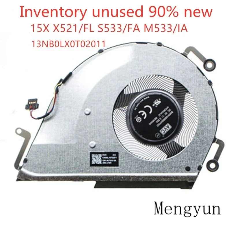 

90% new laptop CPU cooling fan for Asus VivoBook 15x x521 x521fl s533 s533fa m533 m533ia � 1 13n1-aut0101 0A