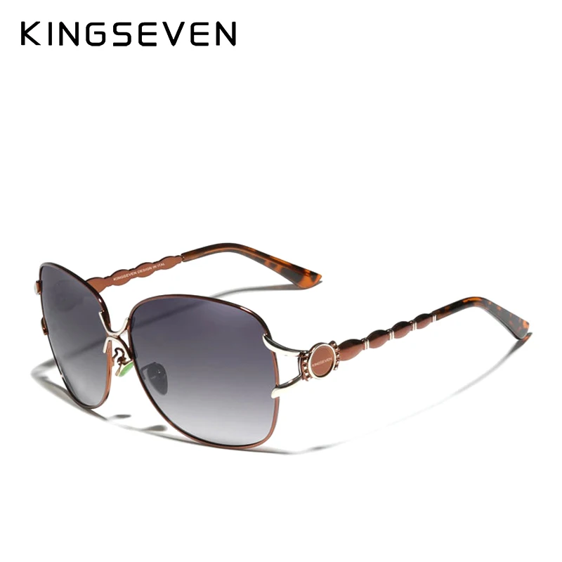 KINGSEVEN 2024 occhiali da sole donna occhiali da sole stile elegante di lusso polarizzati UV400 per occhiali da vista sfumati da donna