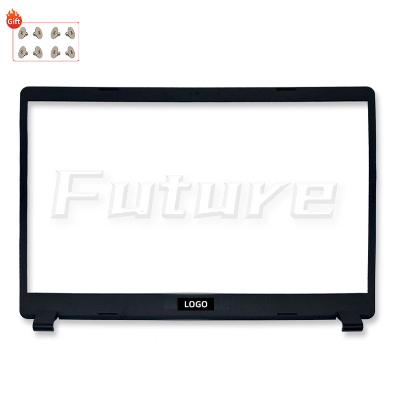 Imagem -04 - Caixa Preta para Acer Aspire Tampa Traseira Dobradiças da Moldura Frontal Novo Estojo para Acer Aspire A31542 A315-42g A31554 54k A315-56 N19c1